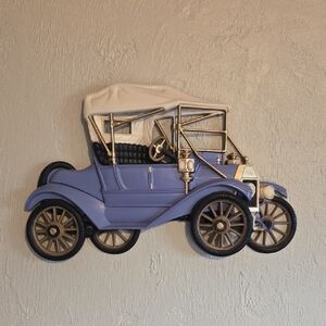 Blue Ford Model T Burwood Wall Hanging 1977 / Burwood Products Company MCMLXXVII